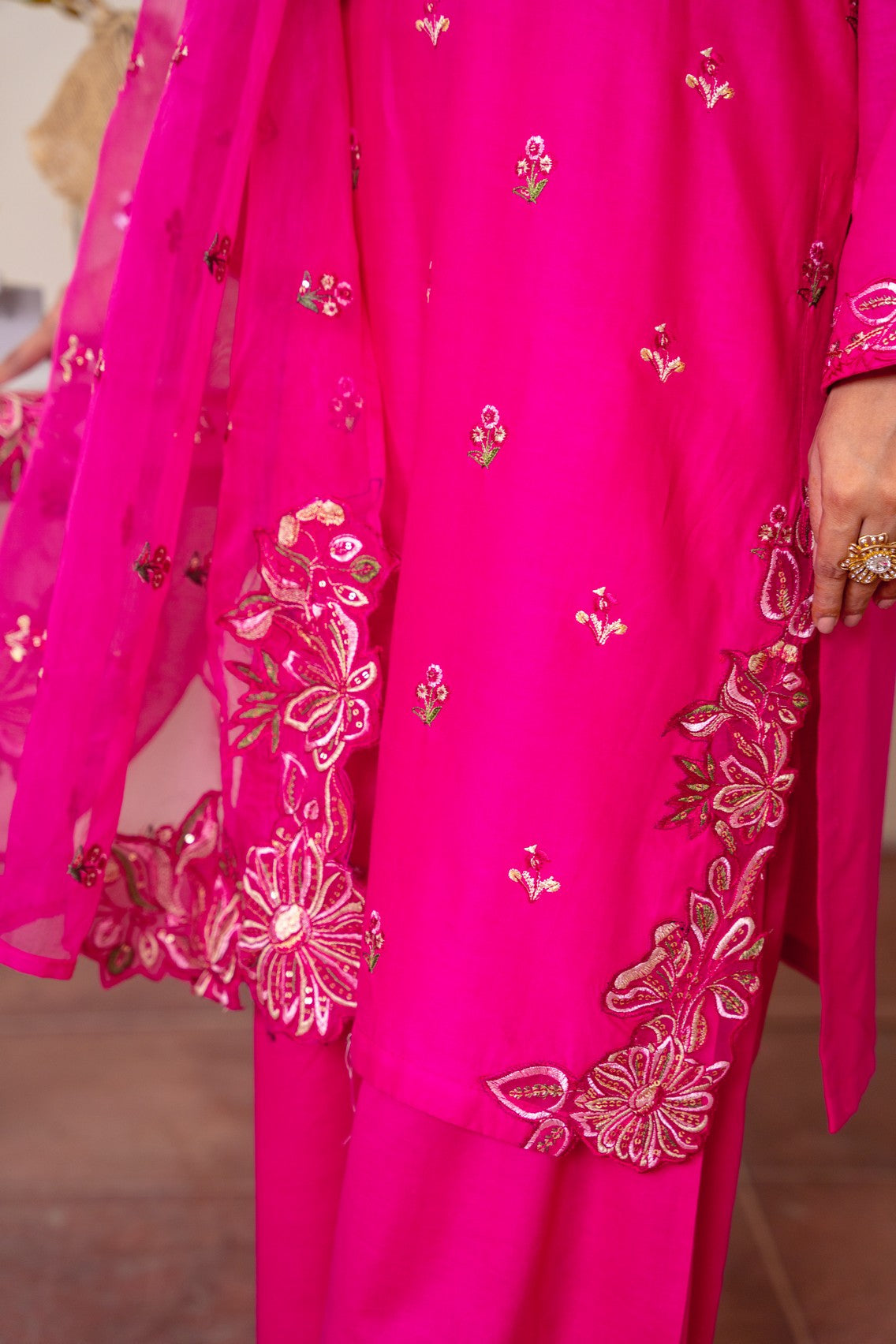 Pink Rose 3pc