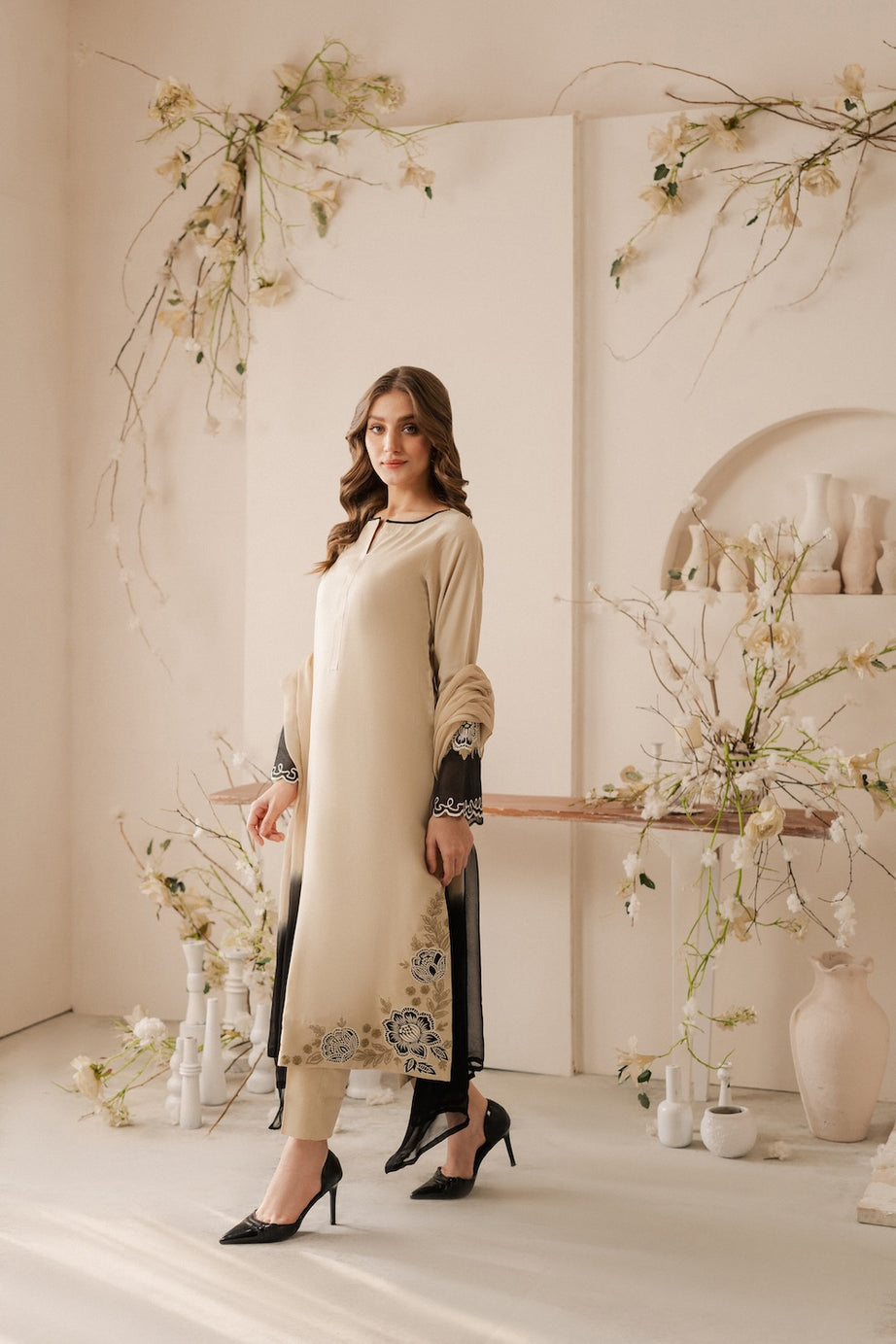 Safoora 3Pc Stitched